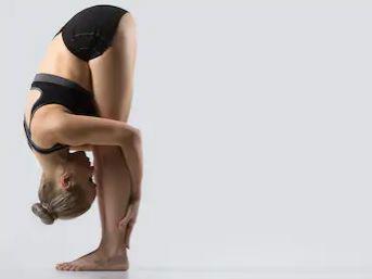 How to do a Standing forward bend, Standing forward bend, Standing forward bendyoga, Standing forward bend for beginners, Standing forward bend stretch, Standing forward bend sanskrit, Standing forward bend benefits, Standing forward bend contraindications, Padahastasana benefits, Padahastasana, Padahastasana yoga, Padahastasana images, Padahastasana steps, Padahastasana pose, Padahastasana asana, yoga poses, yoga